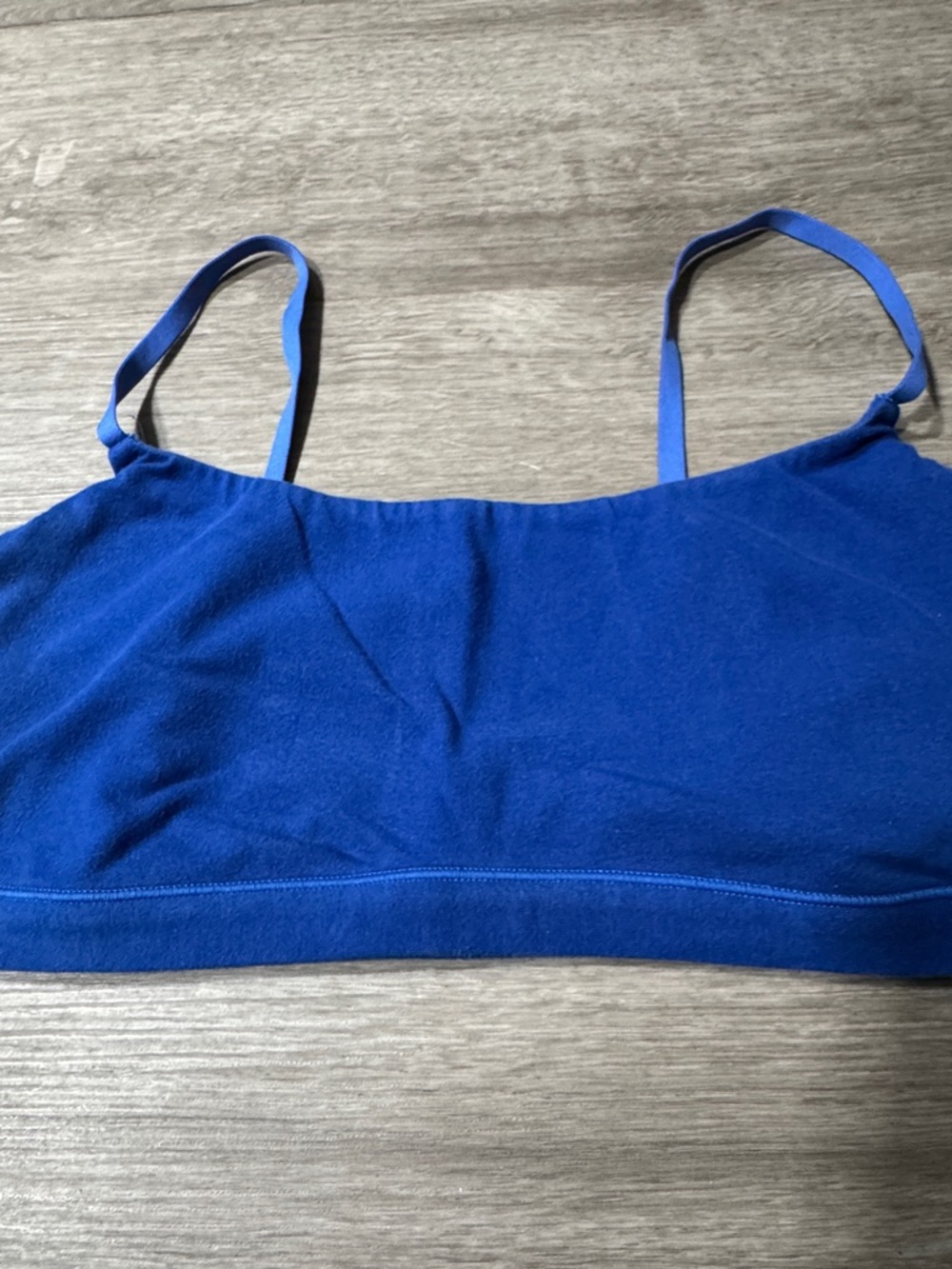 SKIMS Cotton Jersey Scoop Bralette — Cobalt - Picture 5 of 6